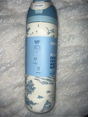 Owala Blue Toile Stainless Steel Water Bottle - 24 oz